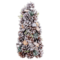 Miniatyrbild 1 av 4: Julgran Multifärgad Plastskum Ananas 18 x 18 x 30 cm