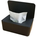 Miniatyrbillede 1 af 5: Vådservietter Opbevaringsboks Tissue Box Vådservietter Opbevaringsboks med låg Sort