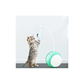Miniatyrbild 3 av 5: Elektrisk katt leksak med LED fjäder anti-fall boll, automatisk rullande fiskespö för roliga katt husdjur tillbehör blå