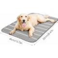 Miniatyrbillede 5 af 5: Køleunderlag til hund og kat, Grå 3D Mesh Køleunderlag til kæledyr, Skridsikkert stof, Køleunderlag til kæledyr, S