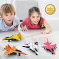 Miniatyrbild 2 av 4: Flygplanleksaker Diecast Flygplan Modeller Set För Pojkar Flickor - Die Cast Pull Back Flygplan Modell Leksaker Gåvor, Perfekt För Samling & Festgåva