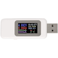 Miniatyrbild 1 av 5: USB-testare Laddare Detektor Triumph LCD-display USB-testare Laddare Detektor Digital Voltmeter Ammeter Spänningsmätare DC4-30V(Vit)