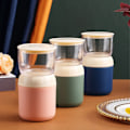 Miniatyrbild 8 av 10: 700 ml Praktisk Müsli Mugg, To Go Mug Lunchpot Läcksäker Yoghurt Mugg To Go Med Väska Och Sked För Skola, Kontor, Utomhus (Grön)