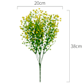 Miniatyrbild 2 av 3: Torkade växter, konstgjord blomma simulering amiralitet pil, falsk gypsophila bulk riktig touch blomma konstgjorda buketter