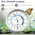 Miniatyrbild 3 av 5: Mini inomhus termometer hygrometer analog fuktighetsmätare för hem, rum, utomhus, kontor, display mekanisk