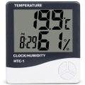 Pikkukuva 3 / 5: Digitaalinen lämpömittari-hygrometrinen hälytys sisäkello Lämpötila-hygrometrin lukeminen Lämpötilaluvut Celsius Fahrenheit Retoo