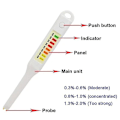 Miniatyrbild 2 av 5: Led Elektronisk Mat Salt Salinity Tester Penna Jord Salinity Meter Vattentät Grönsakssoppa Salinity Meter