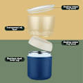 Miniatyrbild 10 av 10: 700 ml Praktisk Müsli Mugg, To Go Mug Lunchpot Läcksäker Yoghurt Mugg To Go Med Väska Och Sked För Skola, Kontor, Utomhus (Grön)