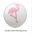 Pikkukuva 3 / 5: Havaijilainen Flamingo-ilmapallo Tropiikki-ilmapallot Pyöreillä Konfeteilla Hää- ja Syntymäpäiväjuhlatarvikkeet Koristeet 24kpl (kulta)