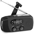 Miniatyrbild 1 av 5: 1 st med LED-ficklampa 2000mAh Power Bank Radio för smartphone Hem utomhuscamping