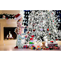 Miniatyrbild 2 av 5: Led Creative Snowflake Light-10 meter 80 lampor-med blinkande batteri