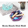 Miniatyrbild 4 av 5: Händer Resin Form, Händer Form Modellbricka Silikon Epoxy Gjutform För DIY Smycken Förvaringsskål, Godissskål, Sukkulenter, Heminredning Hantverk