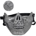 Miniatyrbild 2 av 5: 2 Stck Easy Provider Softair Maske Totenkopf Schdel Halbschutzmaske Skelett