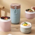 Miniatyrbild 2 av 8: 730 ml müsli-mugg to go-mugg, lunchkruka, läckagesäker yoghurtmugg to go med sked, lunchlåda för skola, kontor, utomhus (grön)