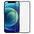Miniatyrbild 1 av 5: Skärmskydd för Apple iPhone 12 Mini Fingeravtrycksresistent - Svart-1