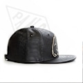 Miniatyrbild 1 av 2: Flatbush keps mode hiphop läder huvudbonad snapback keps för män kvinnor vuxna utomhus casual sol baseball keps