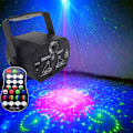 Miniatyrbillede 3 af 5: NY 240 mønstre laserprojektor RGB LED USB fest DJ diskotek scene belysning fjernbetjening