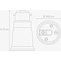 Miniatyrbild 4 av 5: 4x Sockeladapter - B22 till E27 sockelkonverter - Bajonettbaslamphållare adapter för halogen LED-lampa