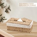 Miniatyrbild 6 av 6: Rattan Servetthållare, Rektangulär Servetthållare