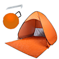 Miniatyrbild 4 av 4: Vattentätt Strandtält för Vuxna, Vikbart Campingtält - 1 (Som Bild 5)
