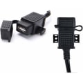 Miniatyrbillede 4 af 5: SAE til USB-kabeladapter 2.1A hurtig afbrydelse SAE vandtæt USB-stik med inline sikring, 12V 24V stikkabel til motorcykel mobiltelefon Tablet GPS