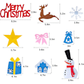 Miniatyrbilde 4 av 5: 3,3 fot DIY Filt Juletre for Barn - Veggdekorasjon til Jul - 36 stk Juletrær for Småbarn - Julegave til Barn - Ut salg - Julehåndverk for