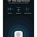 Miniatyrbillede 2 af 5: Trådløs WiFi Smart Home PIR Bevægelsessensor Detektor Kompatibel TUYA/Smart Life App