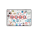 Miniatyrbild 1 av 5: 2020 Commemorativ Järnmålning Konstposter Och Tryck Vägg Ge Presenter Till Familjen