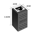 Miniatyrbillede 4 af 5: 2 stk. RJ45 Ethernet-kobler netværksadapter hun til hun afskærmet 8P8C til Cat6/Cat5e Ethernet-kabelforlængelse (pakke med 4)