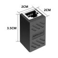 Pikkukuva 4 / 5: 2 kpl RJ45 Ethernet -liitintä Verkkoliitinsovitin Naaras Naaras Suojattu 8P8C Cat6/Cat5e Ethernet -kaapelin jatkeeseen (4 kpl)