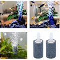 Miniatyrbild 3 av 5: Akvarieluftsten, 6 st Aquarium Fish Tank Cylinder Bubble Diffuser för fisktankluftpump