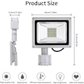 Miniatyrbild 2 av 5: 10w Korridor Mänsklig Kropp Induktion Led Flood Light