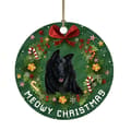 Julpynt med rolig hunddesign - Hängande julgranspynt