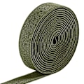 Miniatyrbild 1 av 5: Elastisk 1-tums bred tung stretch stickning sy elastisk spole hög elasticitet stickning elastiskt band 6,6 yards, armégrön