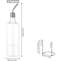 Miniatyrbild 2 av 5: 2 st hängande husdjursvattenflaska, 350 ml hängande automatisk husdjursvattenflaska, kaninflaska