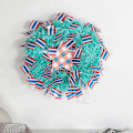 Pikkukuva 4 / 5: Vedenpitävä kirkasväri Styrofoam-seppele minilipulla koristeluun