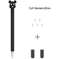 Miniatyrbild 5 av 5: Love Mei Silikonfodral för Apple Pencil 1:a generationen - Skyddande Skal, Nibskydd, Halksäker, Mjuk Grepp, Söt Björndesign