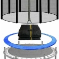 Miniatyrbild 2 av 4: SPORTS Reservdelar Trampolin Nät Säkerhetsnät för Trampoliner 183 cm - 6 Stänger Svart