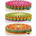 Miniatyrbild 4 av 5: Silikonunderlägg - Underlägg - Köksunderlägg för Grytor / Varma Rätter Isolerat Tekannaunderlägg Flexibelt Hållbart Halksäkert Stora Underlägg 3-pack Fuchsia