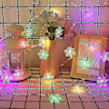 Miniatyrbillede 2 af 2: Wabjtam Snowflake Julelys Batteriboks Feriedekoration