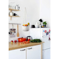 Miniatyrbild 3 av 5: 2-pack hängande planteringskorgar - Bomullshängande planteringskorgar Makraméhängare Modern förvaringsorganisatör