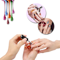Miniatyrbild 3 av 5: 500 st Nail Acrylic Art Tips Guide Gel Extension Guard Style Tool Curl Shape för nagelvård
