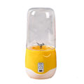 Miniatyrbild 1 av 4: 400 ml bärbar mixer, elektrisk juicepresskopp fruktjuice mixer, USB-laddningsbar stativblandare (gul)