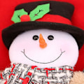 Miniatyrbild 5 av 5: 3st julstrumpa Jultomten Godis Sock Presentpåse Julgranshängande dekorpåse för jul heminredning