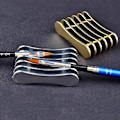 Miniatyrbild 2 av 3: Nagelkonstborsthållare UV-gelpennadisplay Organizer Makeup Brush Stand för nageldesignverktyg Golden