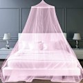 Miniatyrbillede 1 af 5: Myggenet til seng, Voksen Pige Seng Himlen Pink Tulle, Enkelt Seng Foldbar Myggenet Seng Himlen