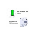 Pikkukuva 4 / 5: Elektroninen ajastin DC12V 16A 28 ohjelmaa Ohjelmoitava LCD-näyttö