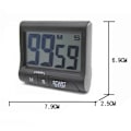 Miniatyrbillede 5 af 5: Display køkken timer magnetisk høj alarm på et reb madlavning timer til køkkenlærere studerende spil børnemøder, sort