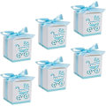 Miniatyrbild 1 av 5: 50-pack presentförpackning, presentförpackning för nyfödda dop, festpresentförpackning, presentförpackning med blått bandgodis