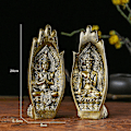 Miniatyrbild 2 av 4: 1 set Buddha-händer sittande hartsstaty, buddhistisk staty Zen hem/buddhistiskt tempel dekoration present